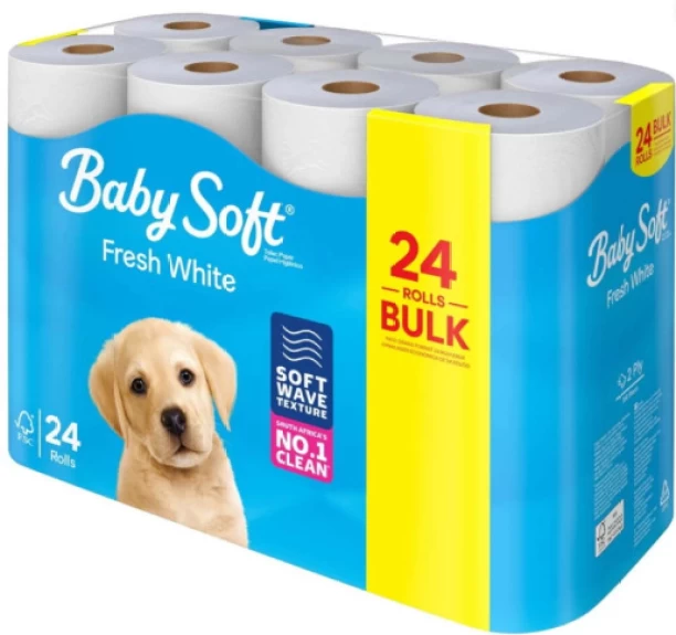 Baby Soft 2 Ply Toilet Paper Roll