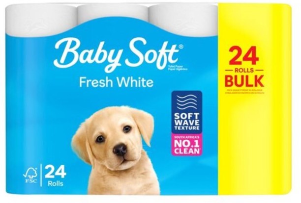 Baby Soft 2 Ply Toilet Paper Roll