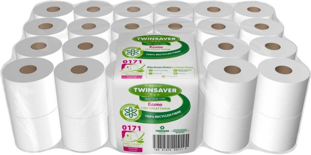 Twinsavers 1 Ply Toilet Paper Roll