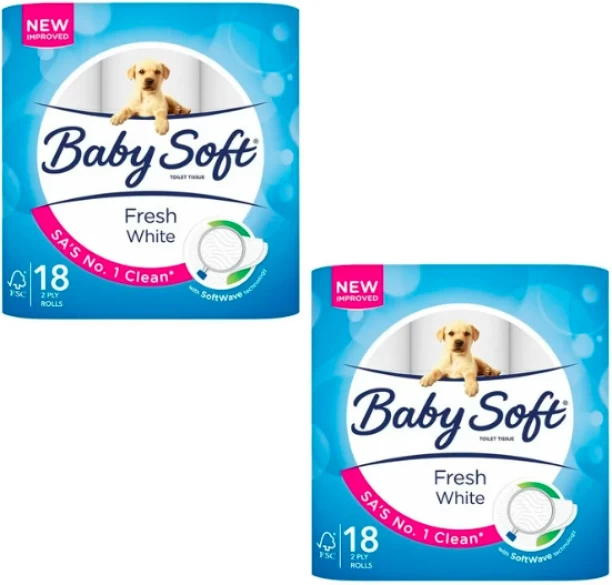 Baby Soft 2 Ply Toilet Paper Roll