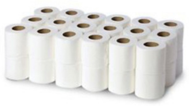 Ultra - Soft Pack of 24s- 500 Sheets 1 Ply Toilet Paper Roll