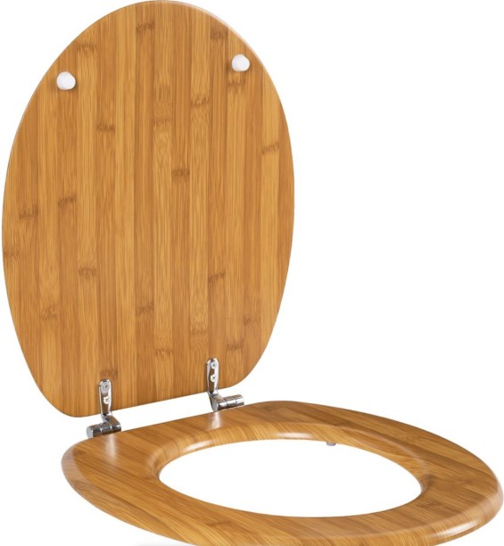 MDF Bamboo Washable Toilet Seat Warmer