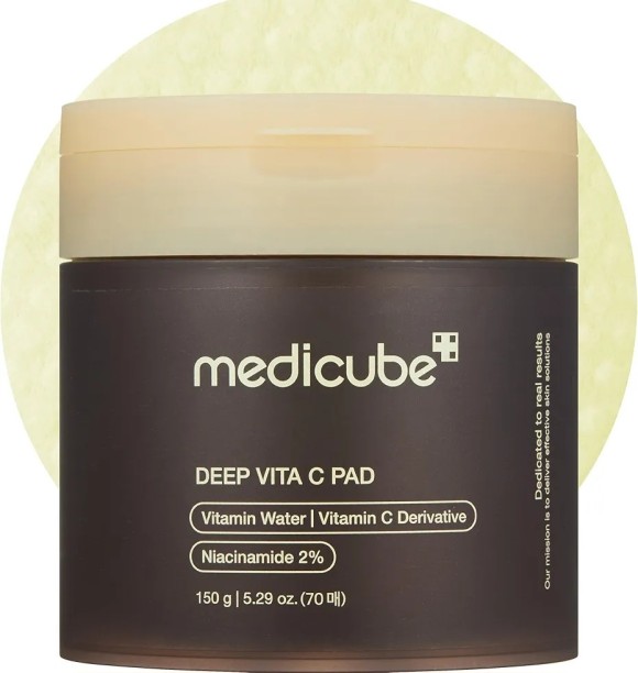 MEDICUBE Deep Vita C Pads (70 Pads) for Men & Women