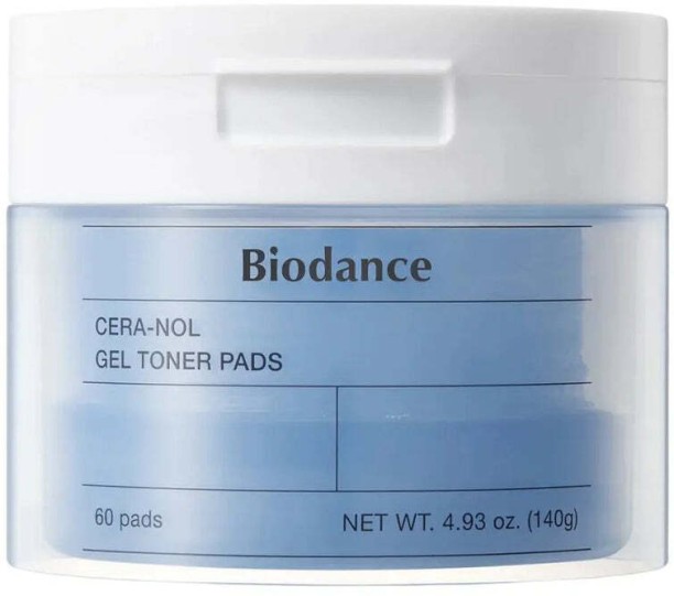 Biodance Cera-nol Gel Toner Pads (60 Pads) for Men & Women