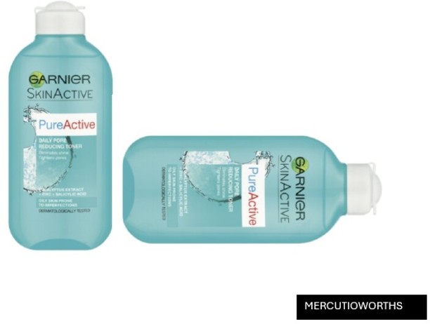 Garnier Pure Active – Clarifying & Mattifying Pore-Perfect Toner for Men & Women