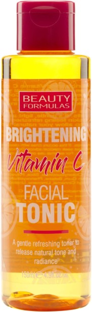 Beauty Formulas Vitamin C Brightening Facial Tonic for Men & Women