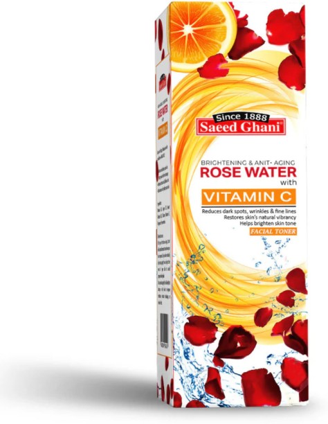 Saeed Ghani Vitamin C Rose Water Facial Toner for Men & Women