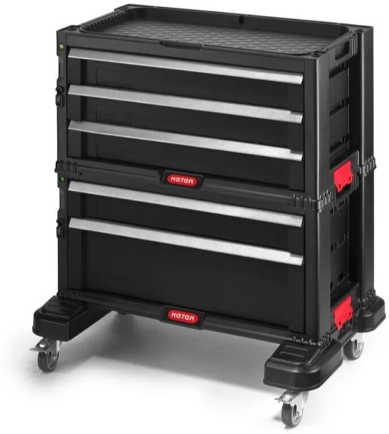 Keter 5 Drawer Tool Box with Tray