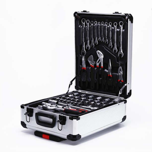 PrimePickSA 187 Piece Professional Tool Set & Kit – Comprehensive Aluminium Case for Home, Auto & Workshop | Master Hand Tool Collection Vehicle Tool Kit