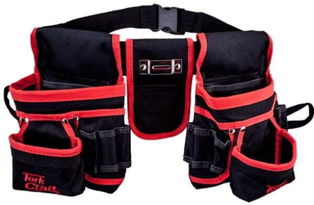 Tork Craft Nylon Tool Belt 22 Pockets with Loops Tool Box