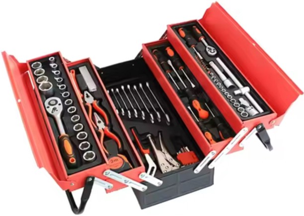 SA Trade 85-Piece Multifunctional Tool Kit with Metal Toolbox Tool Box
