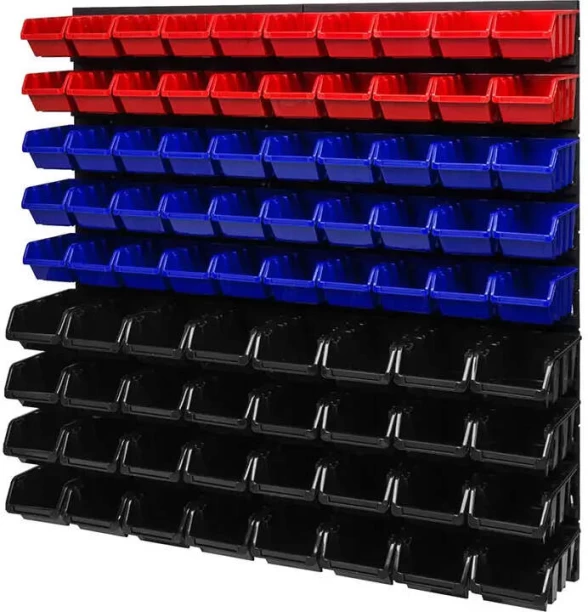 Fine Living DIY-It 4 Wall Plates & 82 Accessories Tool Box with Tray