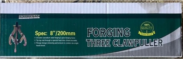 Generic 141270 8-Inch Forging Three Claw Puller Three-Jaw Gear Puller (200mm)