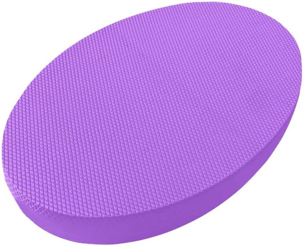 ALANES Oval Foam Balance Pad Board Yoga Mat - Purple Gym & Fitness Balance Pad