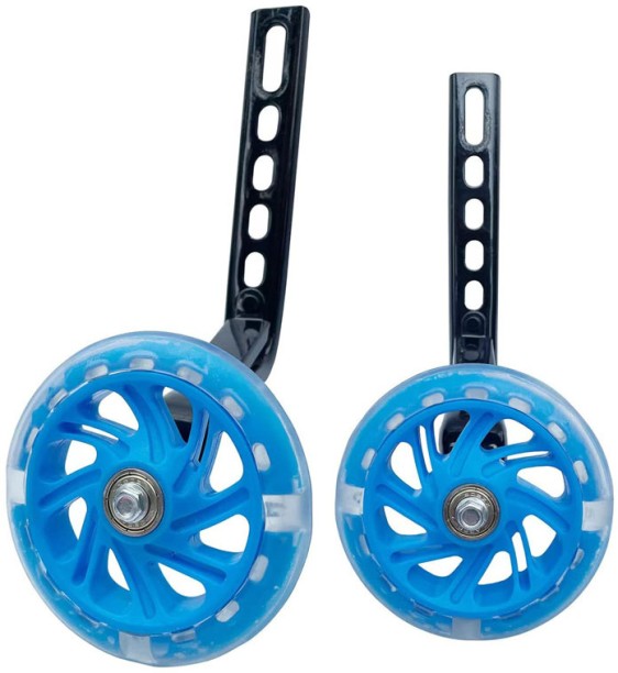 ALANES Bike Training Wheels Flash Mute Big Wheel 12-20 inch Bicycle - Blue Cycling Bike Training Wheels