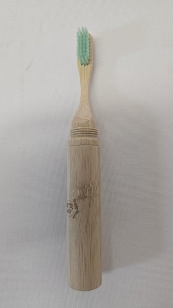 Panda Bamboo Travelling Toothbrush Medium Toothbrush