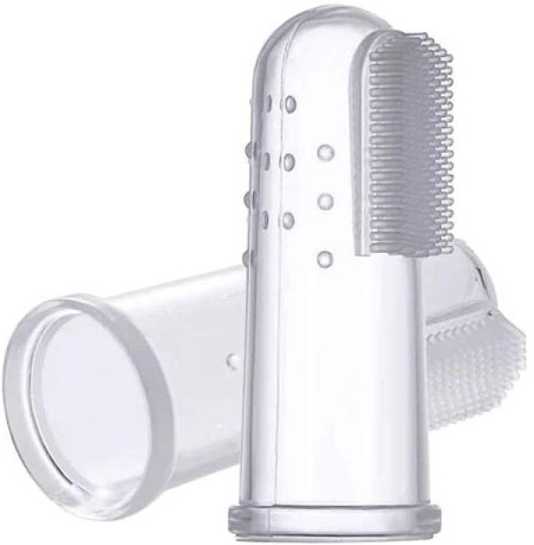 SA TRADE Baby Silicone Finger Toothbrush - 2 pack Extra Soft Toothbrush