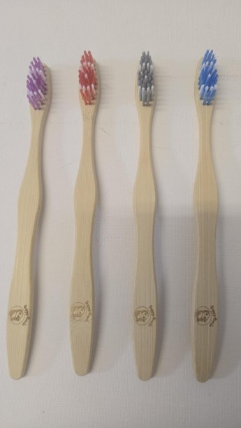 Panda Bamboo HP42-1A adult toothbrush Hard Toothbrush