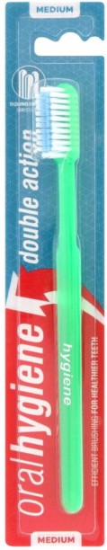 Hygiene Double Action Medium Toothbrush