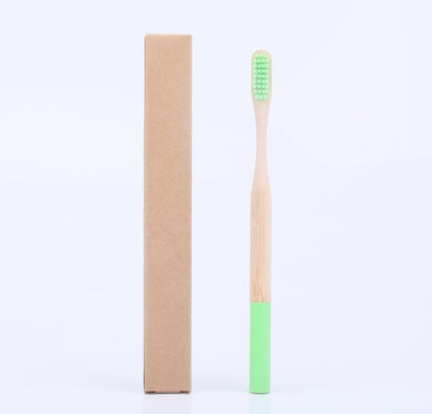 Womankind Bamboo Toothbrush Mint Medium Toothbrush