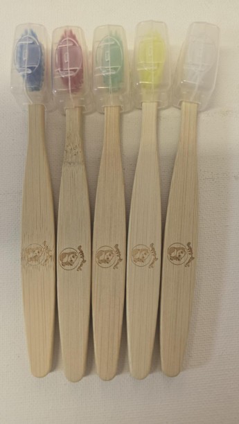 Panda HP02-1 bamboo kids toothbrush Medium Toothbrush