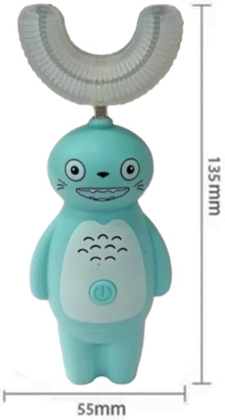 No brand Kids Electrical Toothbrush-Blue Medium Toothbrush