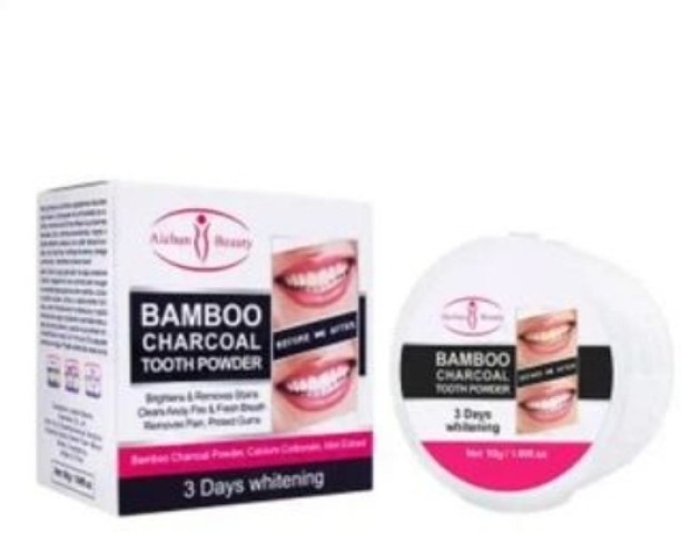 AZ DECOR Bamboo Charcoal Tooth Powder - Organic.