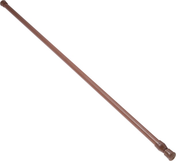 Gocutte Extendable Telescopic Spring Loaded Net Voile Tension Curtain Rail Pole Rods,70-120cm Carbon Steel Rack Towel Holder