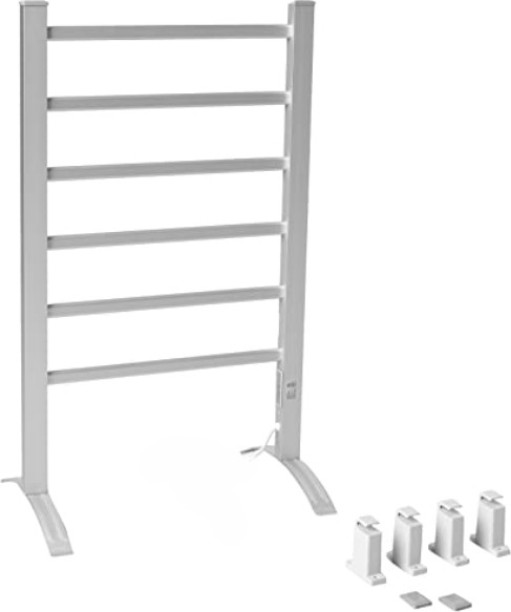 mva spares 2-in-1 Rail Aluminium Stand Towel Holder