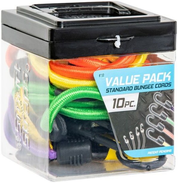 SmartStraps Standard Bungee Cords - Set of 10 Steel Towing Cable