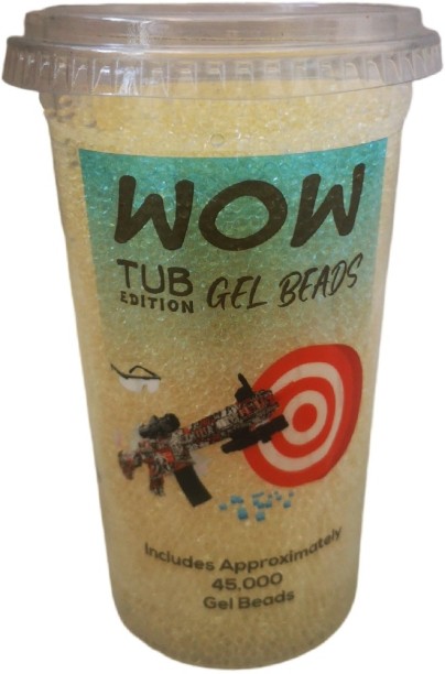Umlozi Gel Blaster Gel Balls - Over 45 000 Gel Balls Pack - WowTub - Transparent Darts & Plastic Bullets