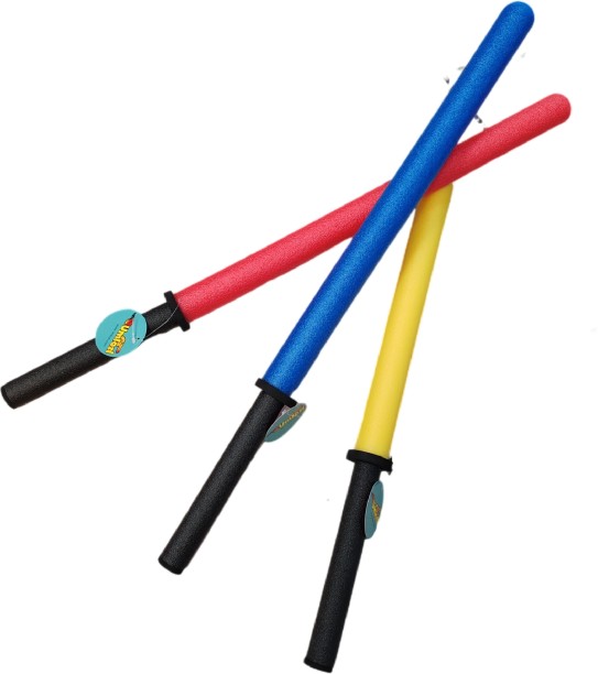 Umlozi Foam Swords - Soft Playing Swords - Set of 3 (Red, Blue & Yellow) Maces & Swords