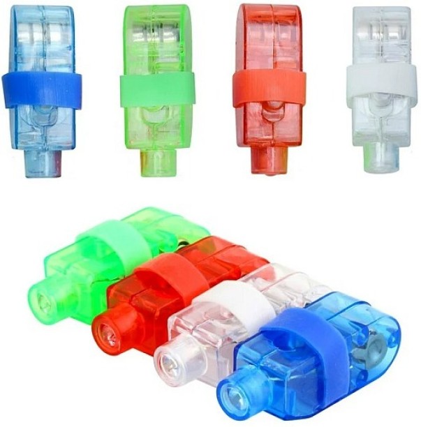 Umlozi Finger Toy Light Laser Beans - 8 Pack Darts & Plastic Bullets