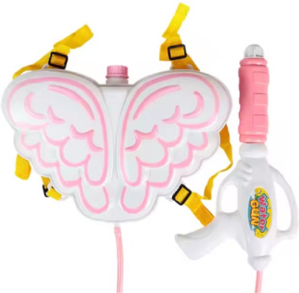 Miss Bliss Imports Girl Butterfly Shaped Water Gun Hose Tank Backpack Water Gun