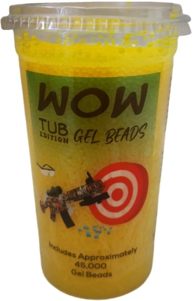 Umlozi Gel Blaster Gel Balls - Over 45 000 Gel Balls Pack - WowTub - Yellow Darts & Plastic Bullets