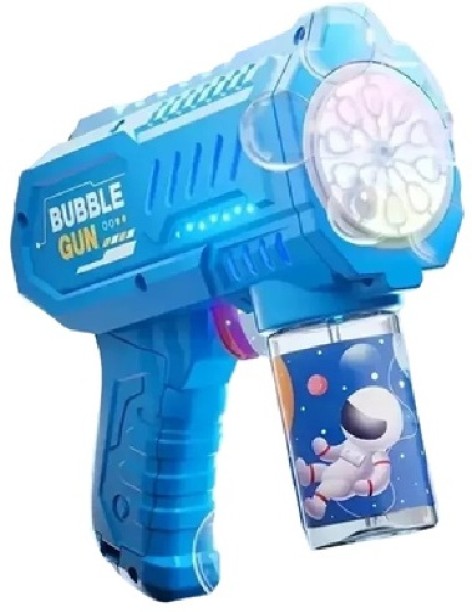 joburgdeals Kids Electric Bubble Gun Automatic Soap Blower-10 Holes Money Gun