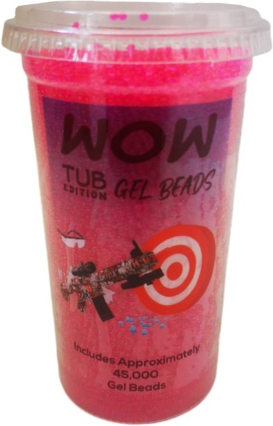 Umlozi Gel Blaster Gel Balls - Over 45 000 Gel Balls Pack - WowTub - Pink Darts & Plastic Bullets