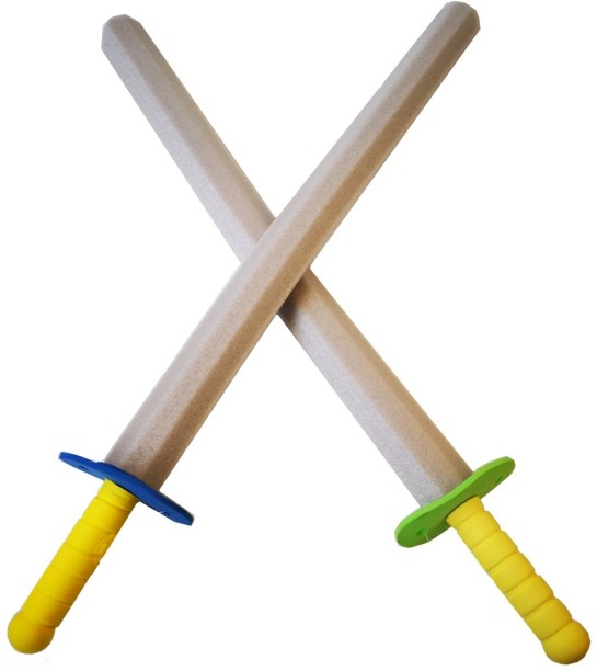 Umlozi Foam Sword - Soft Playing Swords - 2 pack - Blue & Green Maces & Swords