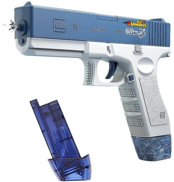 Umlozi Electric Rechargeable Water Gun, Automatic Squirt Gun & Extra Cartridge Water Gun