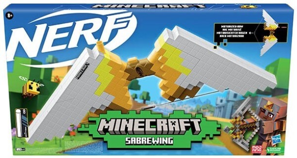 Nerf MINECRAFT-SABERWING Darts & Plastic Bullets