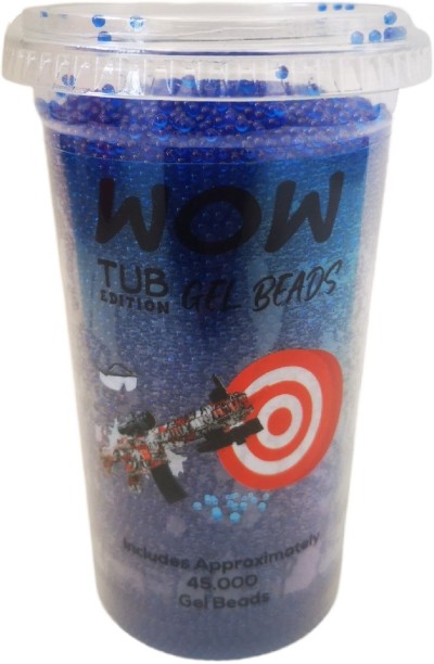 Umlozi Gel Blaster Gel Balls - Over 45 000 Gel Balls Pack - WowTub - Blue Darts & Plastic Bullets