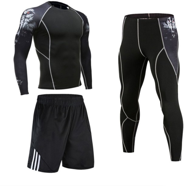 HOME GYM Polyester Printed Track Suit for Men