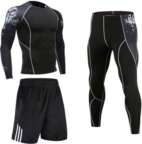 HOME GYM Polyester Printed Track Suit for Men