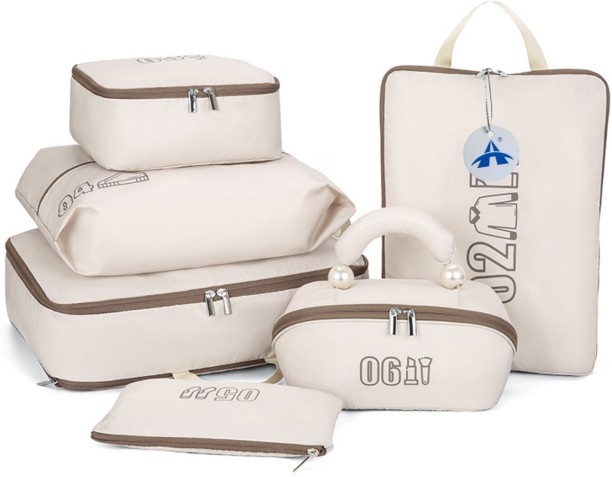 ALANES 6 Pieces Travel Organizer Set Packing Cubes for Clothes Travel Organizer