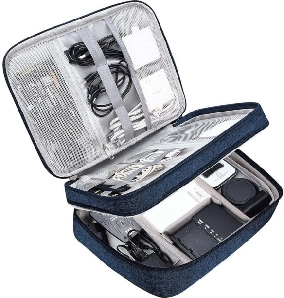Lith Double Layer Electronics Travel Organizer