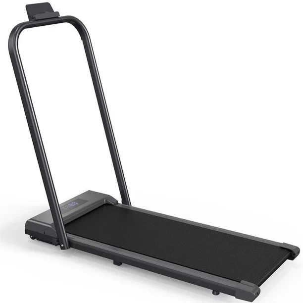GL Portable Walking Treadmill with Handle, Remote Control & App Dual Mode – Black Motorized Treadmill