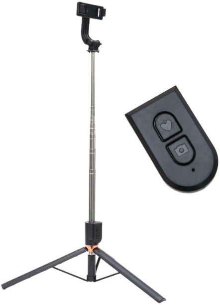 PLOKAMA Long Tripod Stand and Self Selfie Stick, Bluetooth Remote -170cm Tripod Kit