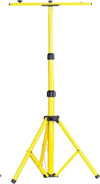 Generic RN4 1.5M 3-Head Work Light Yellow Bracket Mobile Portable Led Flood Light Stand Tripod