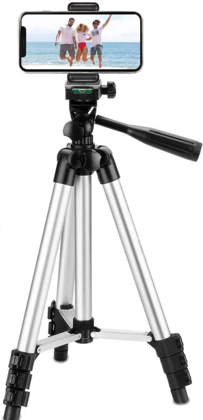 DW Light Weight Portable Aluminum For Cellphone - Silver - 3110 Tripod