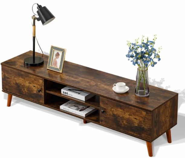 HYHDD TV Cabinet, Modern TV Cabinet with Storage Engineered Wood TV Entertainment Unit